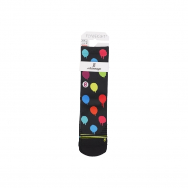 calza media uomo paint dots BLACK