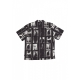 camicia manica corta uomo photo strip shirt PHOTO STRIP PRINT/BLACK/WHITE