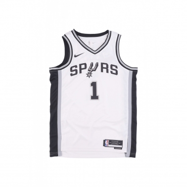 canotta basket uomo nba association edition 2022 dri-fit swingman jersey no 1 victor wembanyama sanspu WHITE