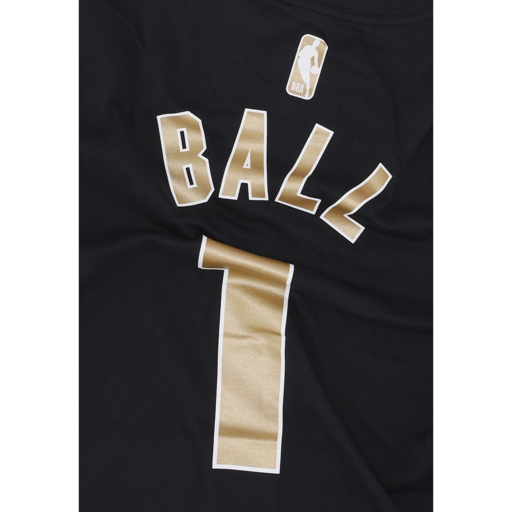 maglietta uomo nba selected series tee no 1 lamelo ball chahor BLACK