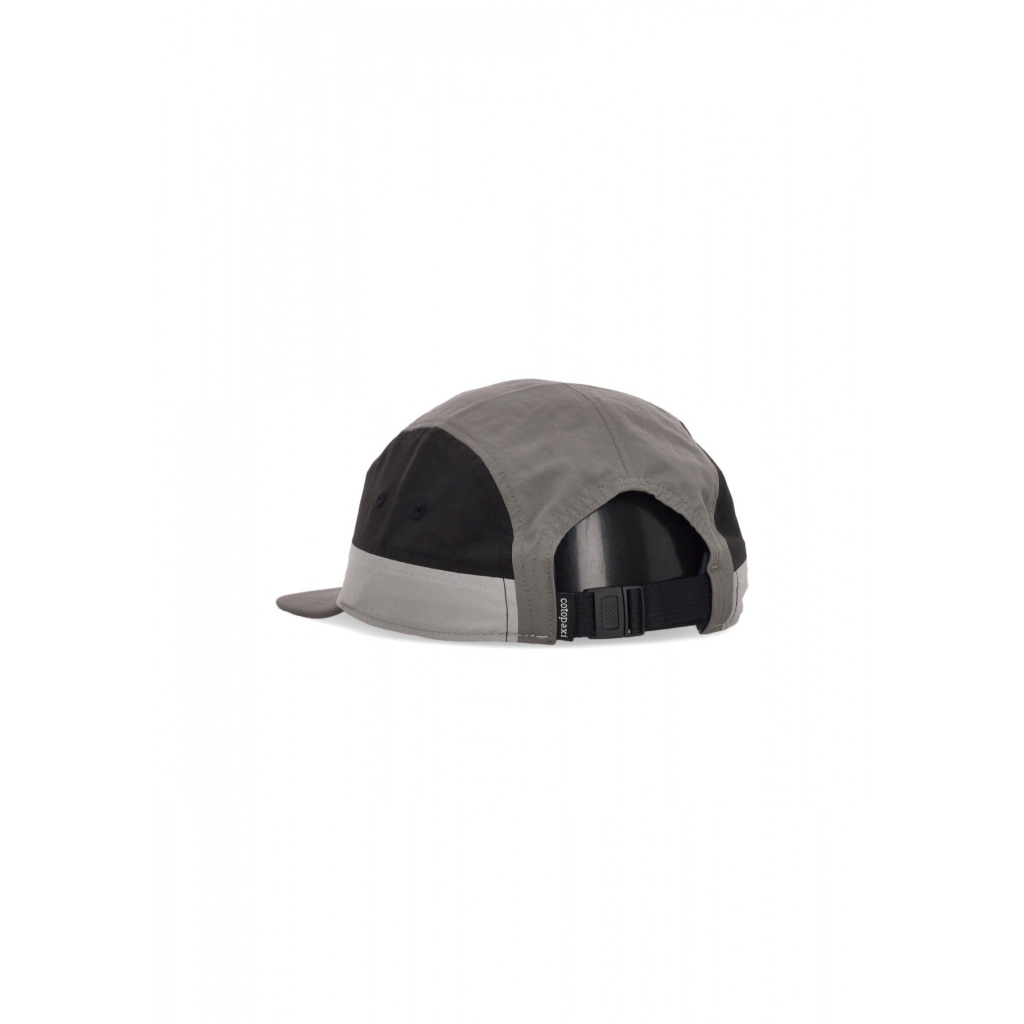 cappellino visiera piatta uomo tech 5panel hat BLACK CINDER