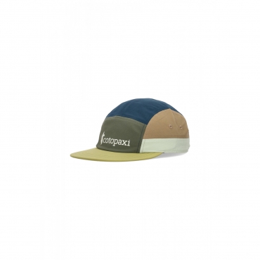 cappellino visiera piatta uomo tech 5panel hat FATIGUE/LEMONGRASS