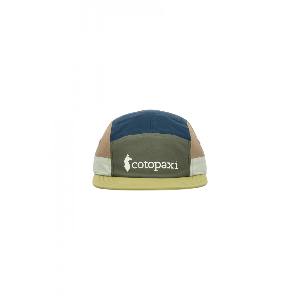 cappellino visiera piatta uomo tech 5panel hat FATIGUE/LEMONGRASS