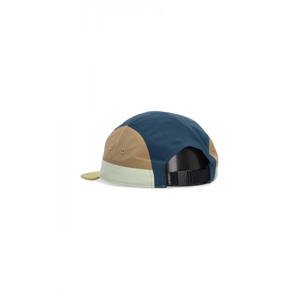 cappellino visiera piatta uomo tech 5panel hat FATIGUE/LEMONGRASS