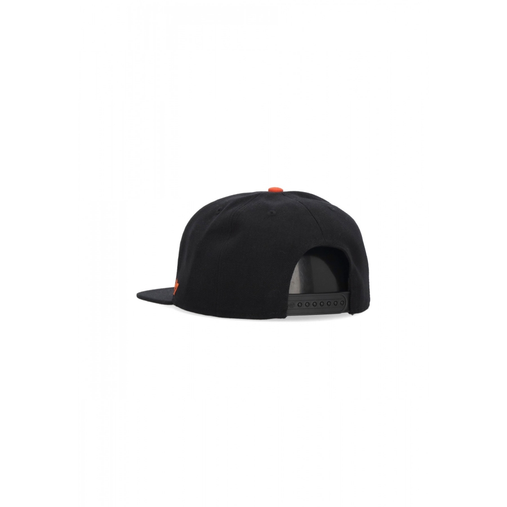 cappellino visiera piatta uomo mlb captain sure shot safgia BLACK/ORANGE