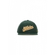 cappellino visiera piatta uomo mlb script under captain oakath DARK GREEN