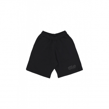 pantalone corto tuta uomo script logo shorts BLACK