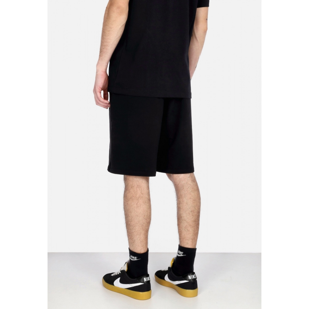 pantalone corto tuta uomo script logo shorts BLACK