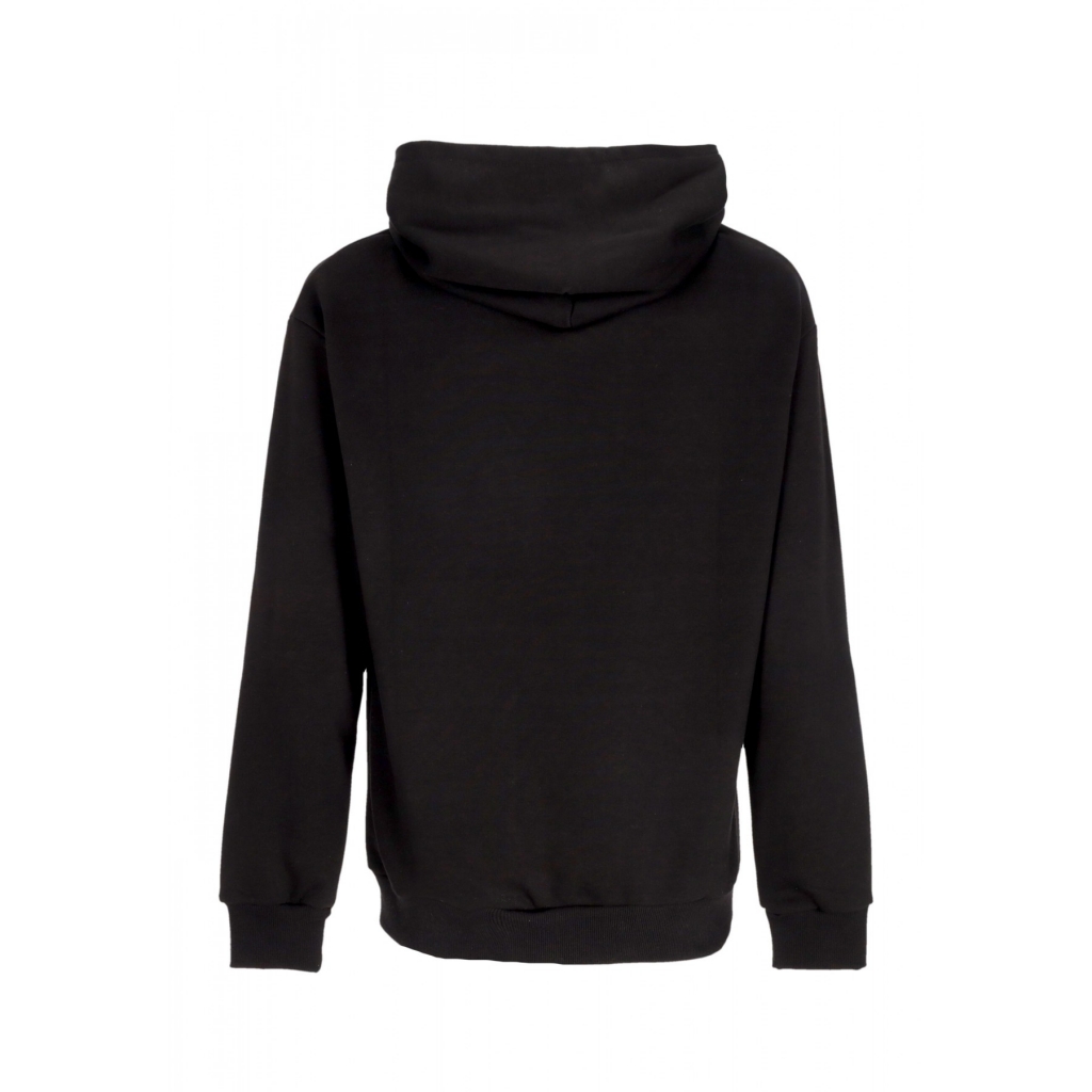 felpa leggera cappuccio uomo hoodie BLACK