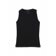 canotta uomo embroidered logo tank BLACK