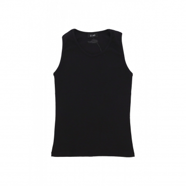 canotta uomo embroidered logo tank BLACK