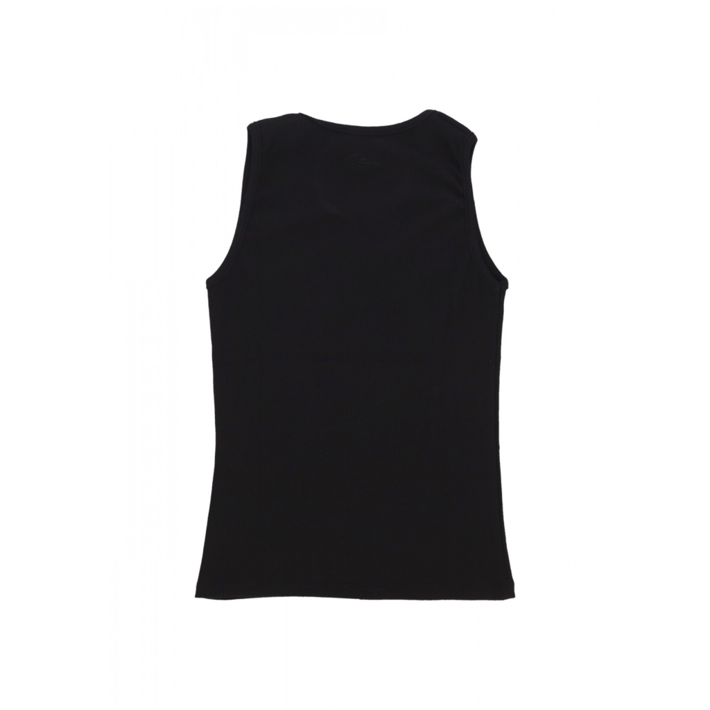 canotta uomo embroidered logo tank BLACK