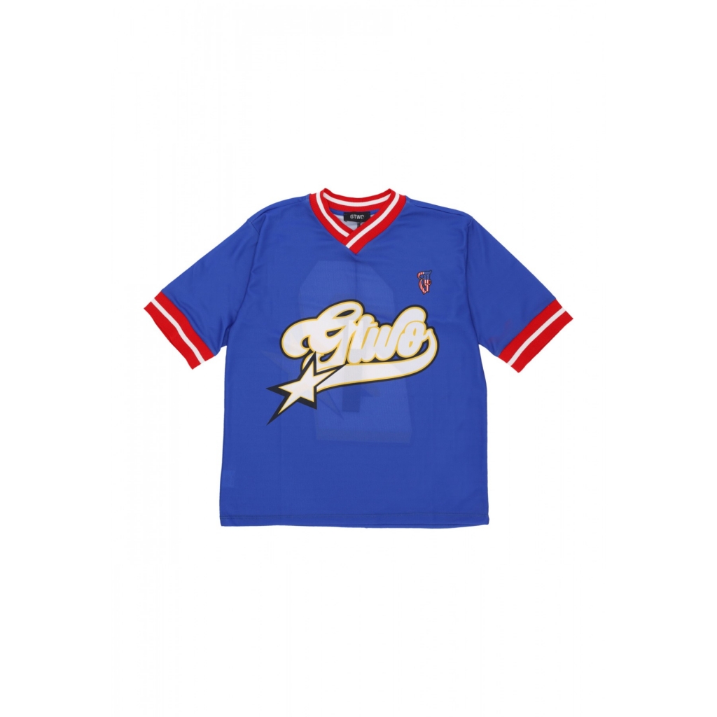 maglietta uomo field script logo tee ROYAL BLUE