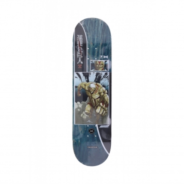 skateboard tavola uomo neal armored deck x attack on titan GREEN/MULTI