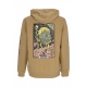 felpa leggera cappuccio uomo wisdom hoodie x timber KHAKI