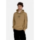 felpa leggera cappuccio uomo wisdom hoodie x timber KHAKI