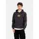 felpa leggera cappuccio uomo wisdom hoodie x timber OFF BLACK