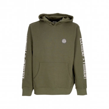 felpa leggera cappuccio uomo jester hoodie x timber BEETLE