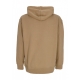 felpa leggera cappuccio uomo cornell cipher hoodie KHAKI