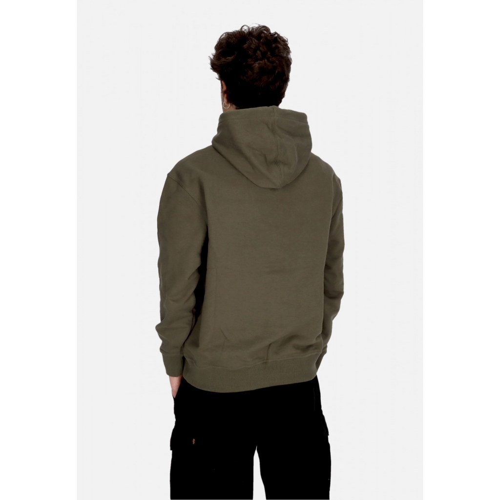 felpa leggera cappuccio uomo cornell cipher hoodie BEETLE