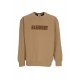 felpa leggera girocollo uomo cornell cipher crewneck KHAKI