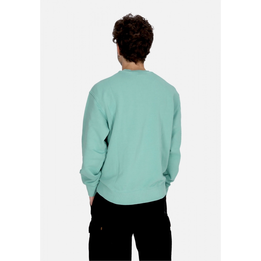 felpa leggera girocollo uomo cornell 30 crewneck LAGOON