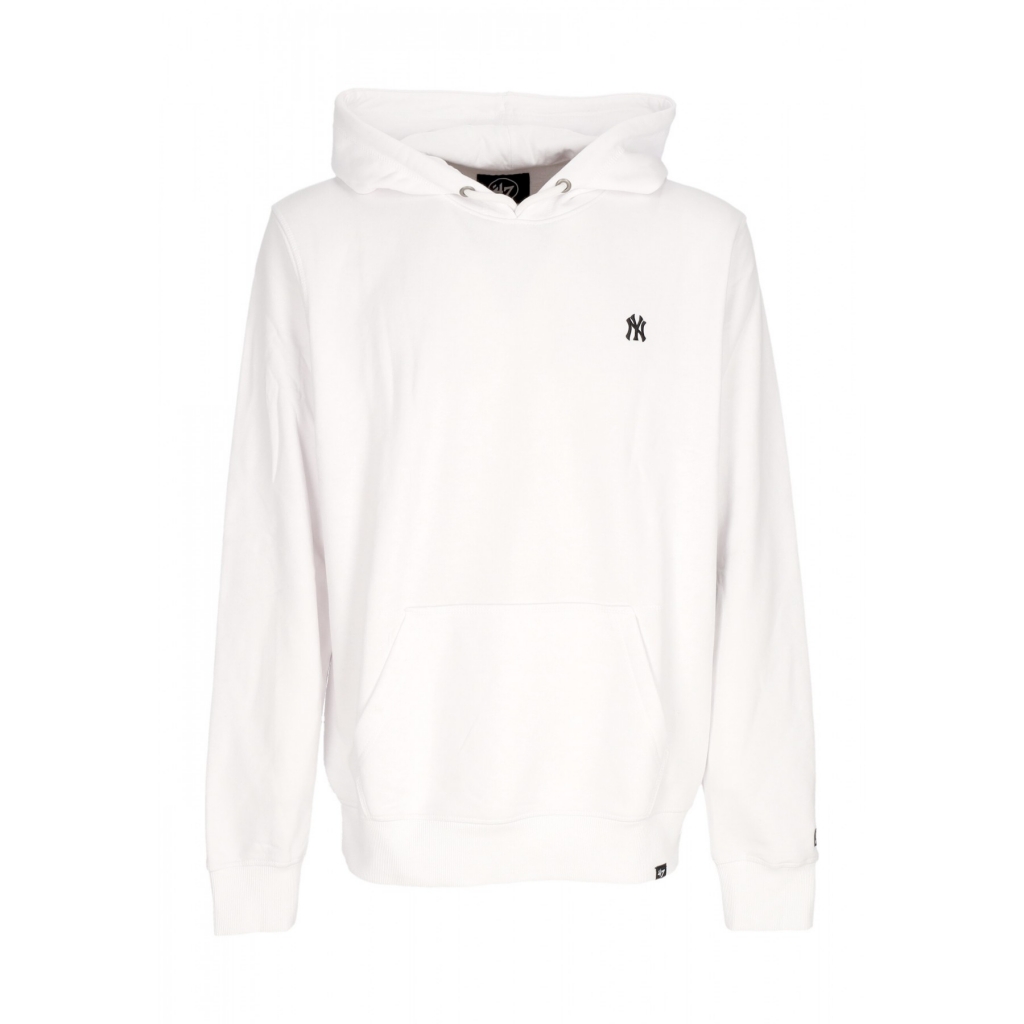 felpa leggera cappuccio uomo mlb base runner emb helix hoodie neyyan WHITE WASH