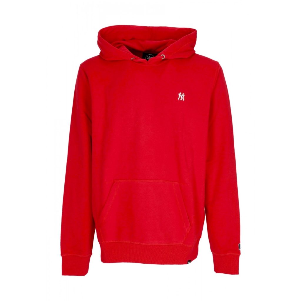 felpa leggera cappuccio uomo mlb base runner emb helix hoodie neyyan RED