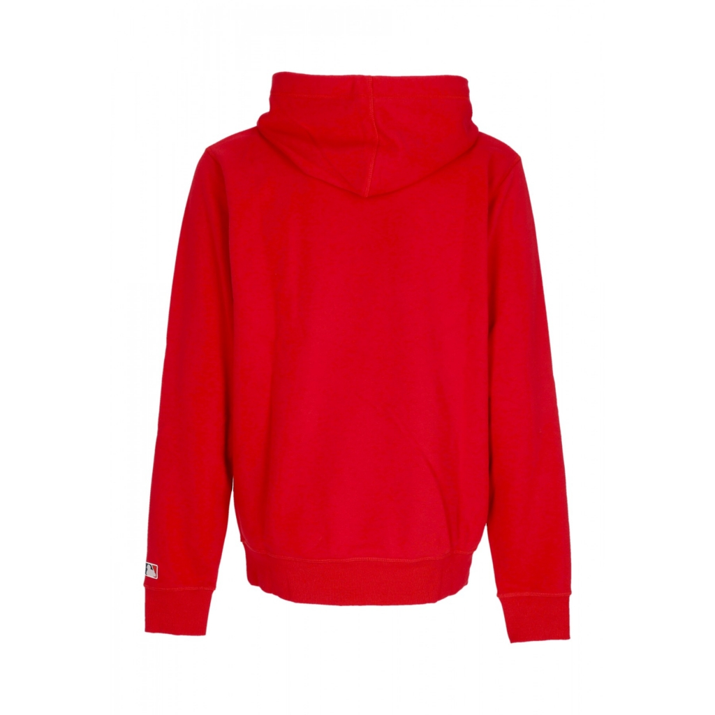 felpa leggera cappuccio uomo mlb base runner emb helix hoodie neyyan RED