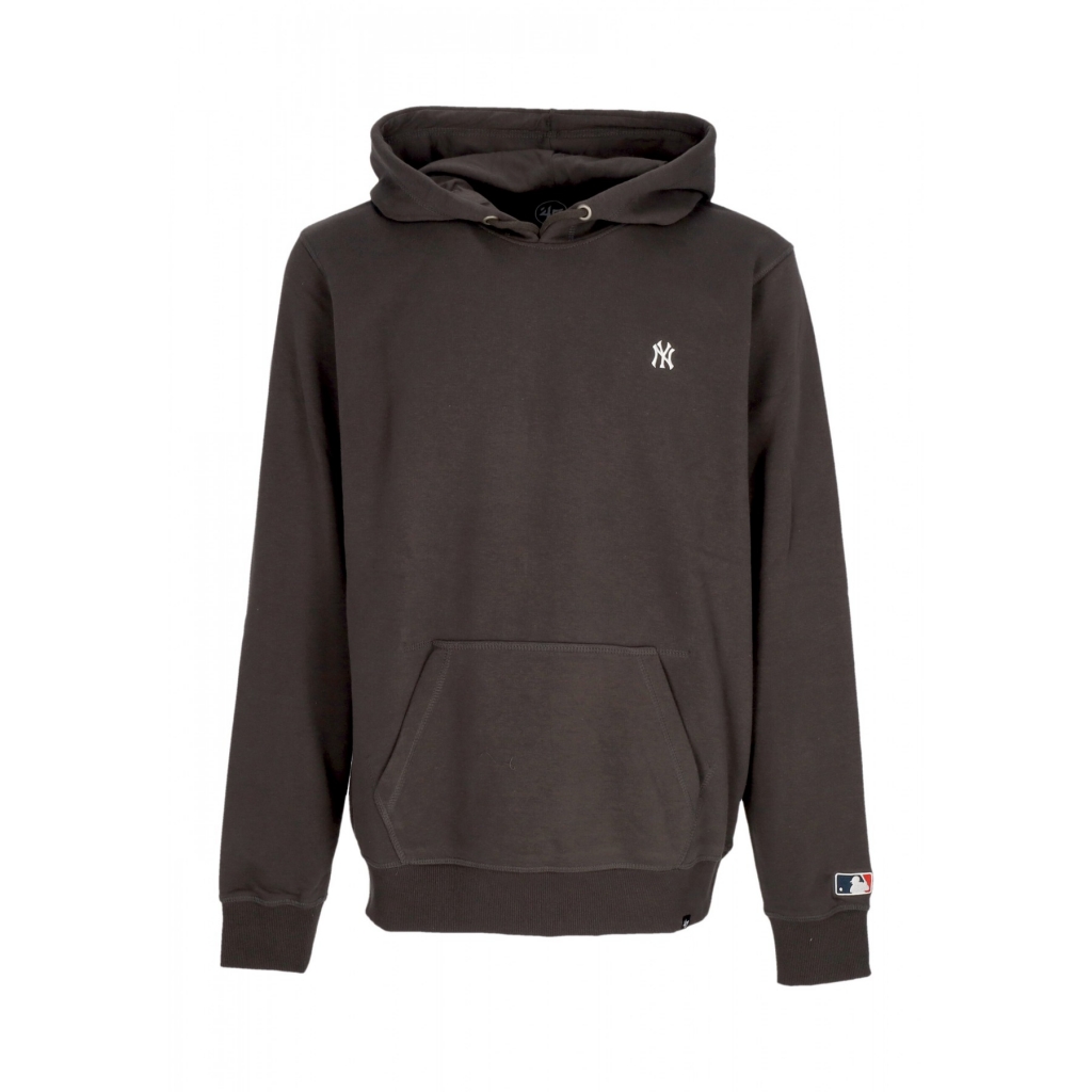 felpa leggera cappuccio uomo mlb base runner emb helix hoodie neyyan CHARCOAL