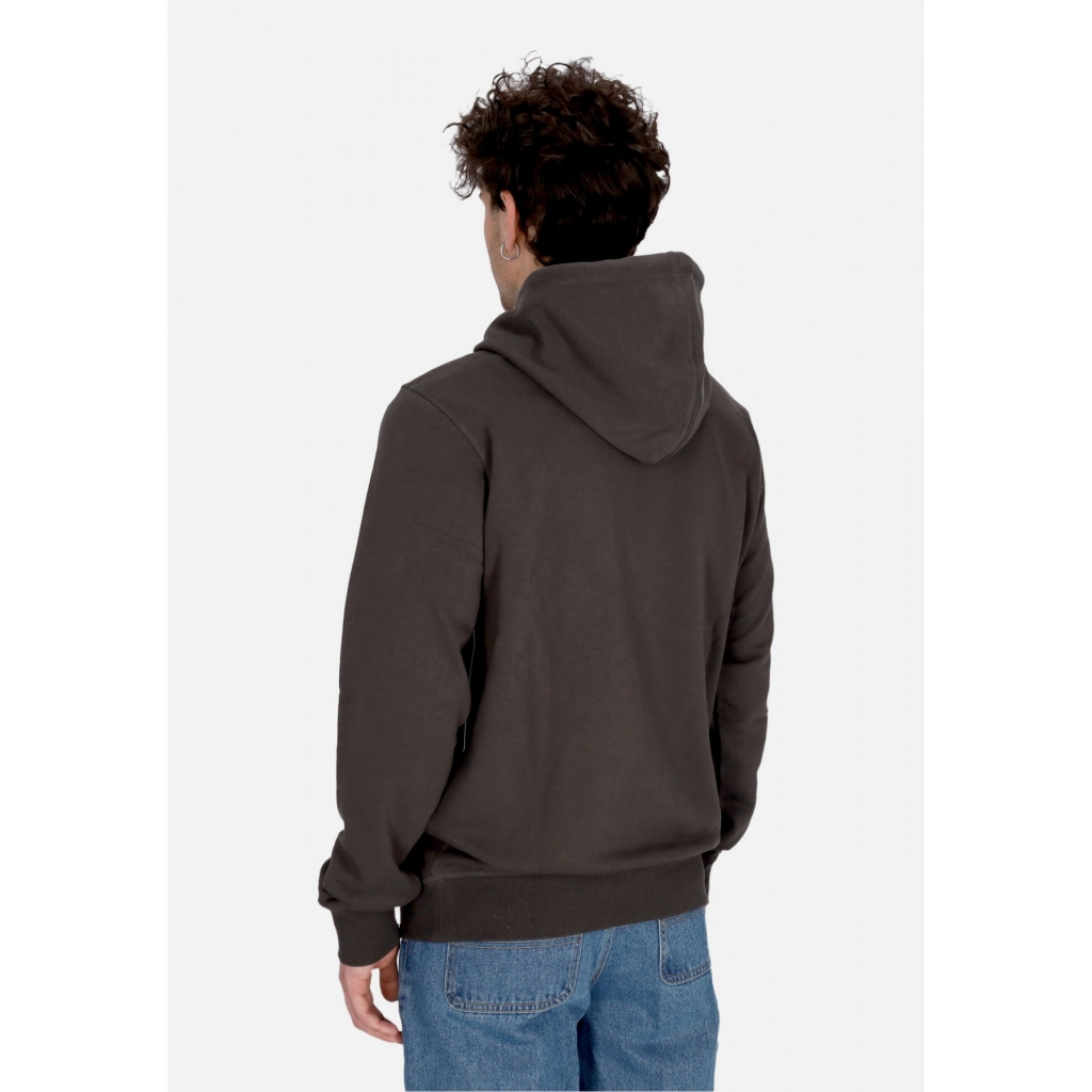 felpa leggera cappuccio uomo mlb base runner emb helix hoodie neyyan CHARCOAL