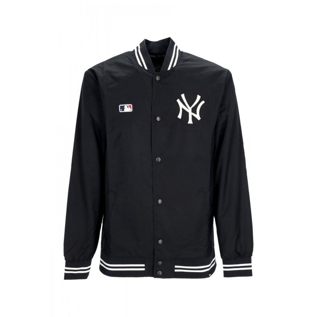 giubbotto college uomo mlb regent jacket neyyan JET BLACK