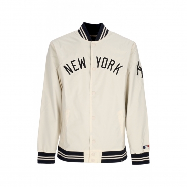 giubbotto college uomo mlb wordmark regent jacket neyyan NATURAL