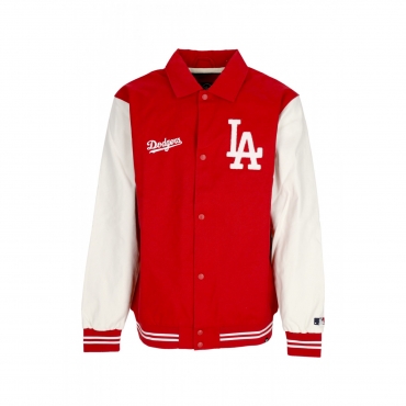 giubbotto college uomo mlb homecoming varsity jacket losdod RED