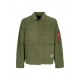 giubbotto uomo color block overshirt DARK OLIVE