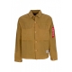 giubbotto uomo color block overshirt KHAKI