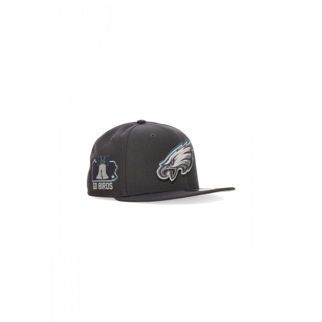 cappellino visiera piatta uomo nfl draft 2024 5950 phieag GRAPHITE