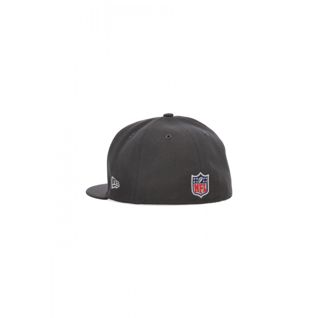 cappellino visiera piatta uomo nfl draft 2024 5950 GRAPHITE