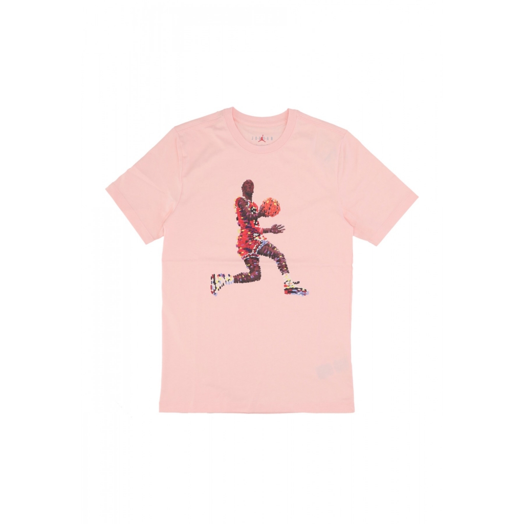 maglietta uomo flight essentials tee LEGEND PINK/WHITE