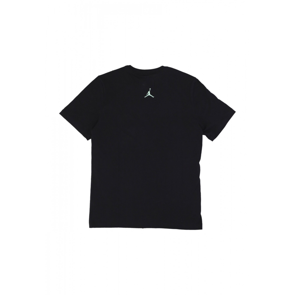 maglietta uomo sport dri-fit graphic tee BLACK/MINT FOAM