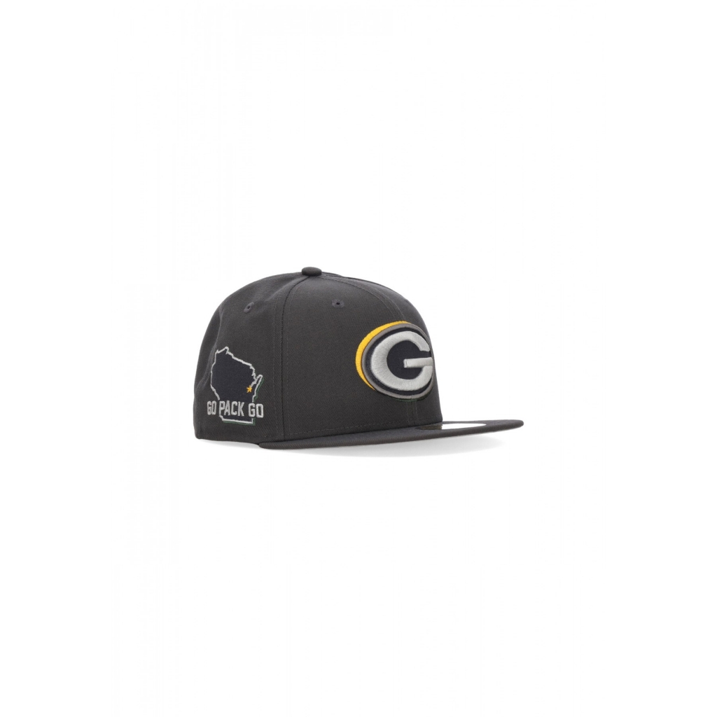 cappellino visiera piatta uomo nfl draft 2024 5950 grepac GRAPHITE