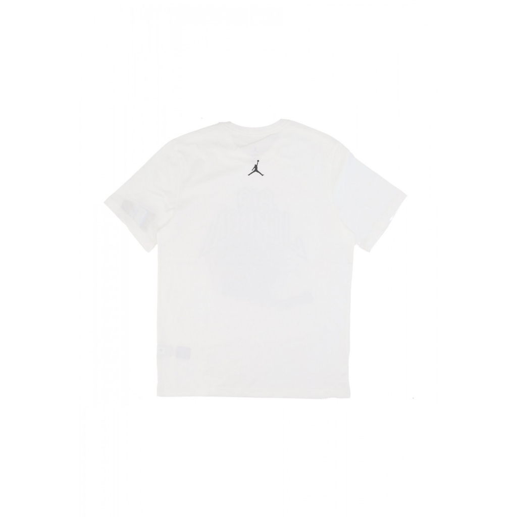 maglietta uomo sport dri-fit graphic tee WHITE/BLACK