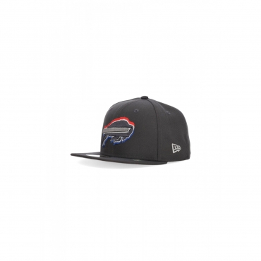 cappellino visiera piatta uomo nfl draft 2024 5950 bufbil GRAPHITE