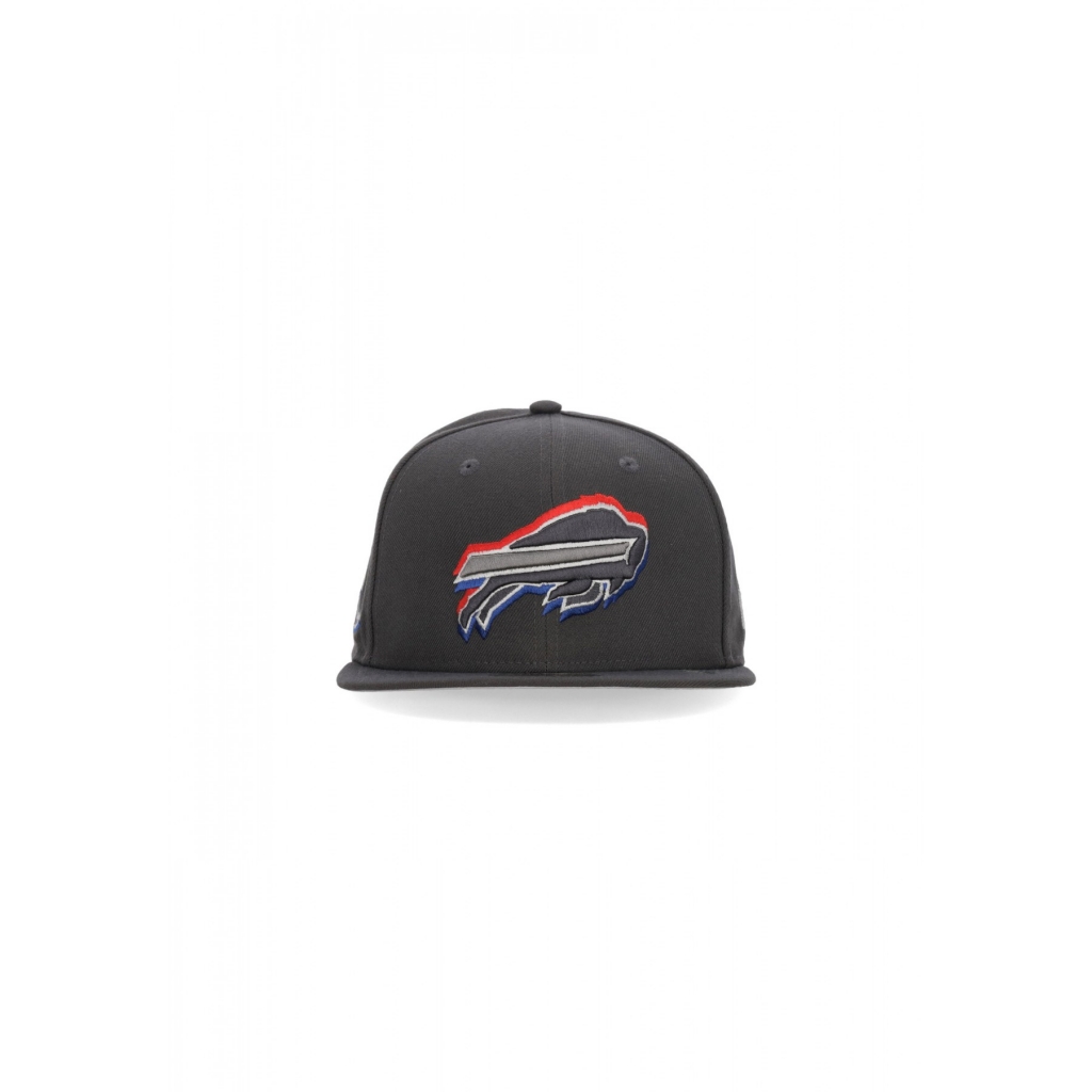 cappellino visiera piatta uomo nfl draft 2024 5950 bufbil GRAPHITE