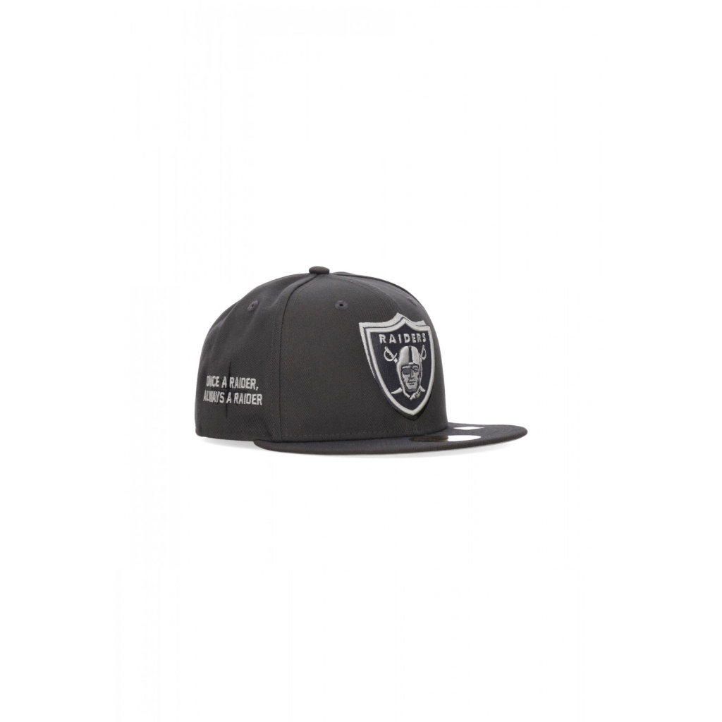 cappellino visiera piatta uomo nfl draft 2024 5950 lasrai GRAPHITE