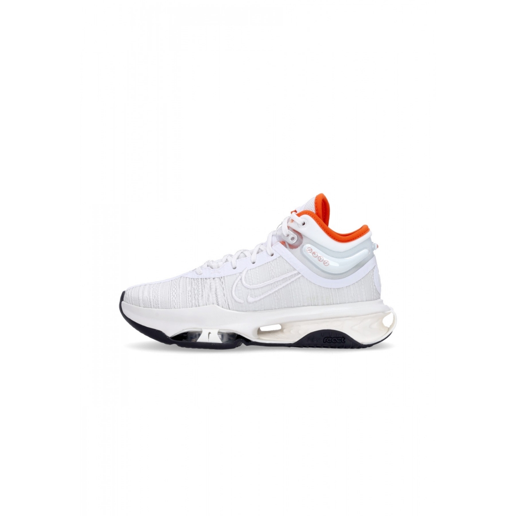 scarpa basket uomo air zoom gt jump 2 WHITE/WHITE/SAIL/SAFETY ORANGE