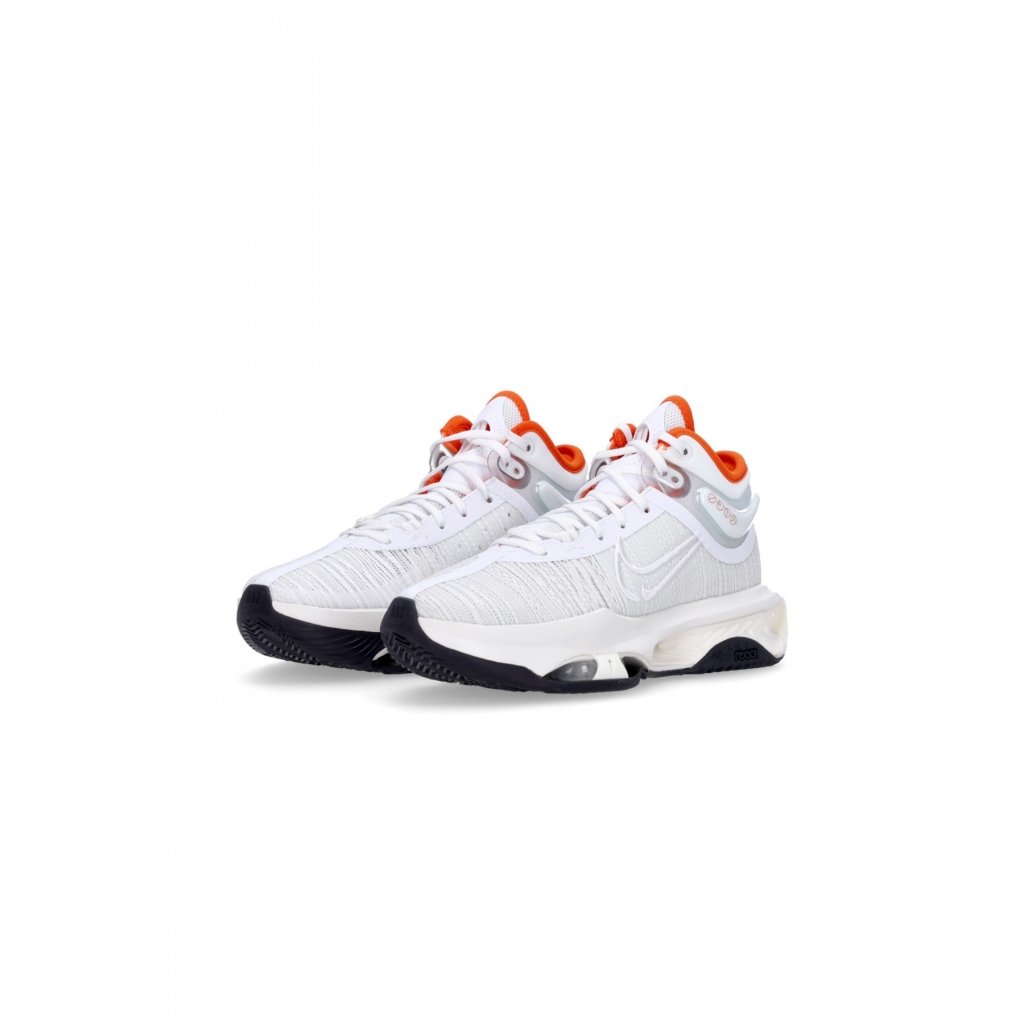 scarpa basket uomo air zoom gt jump 2 WHITE/WHITE/SAIL/SAFETY ORANGE