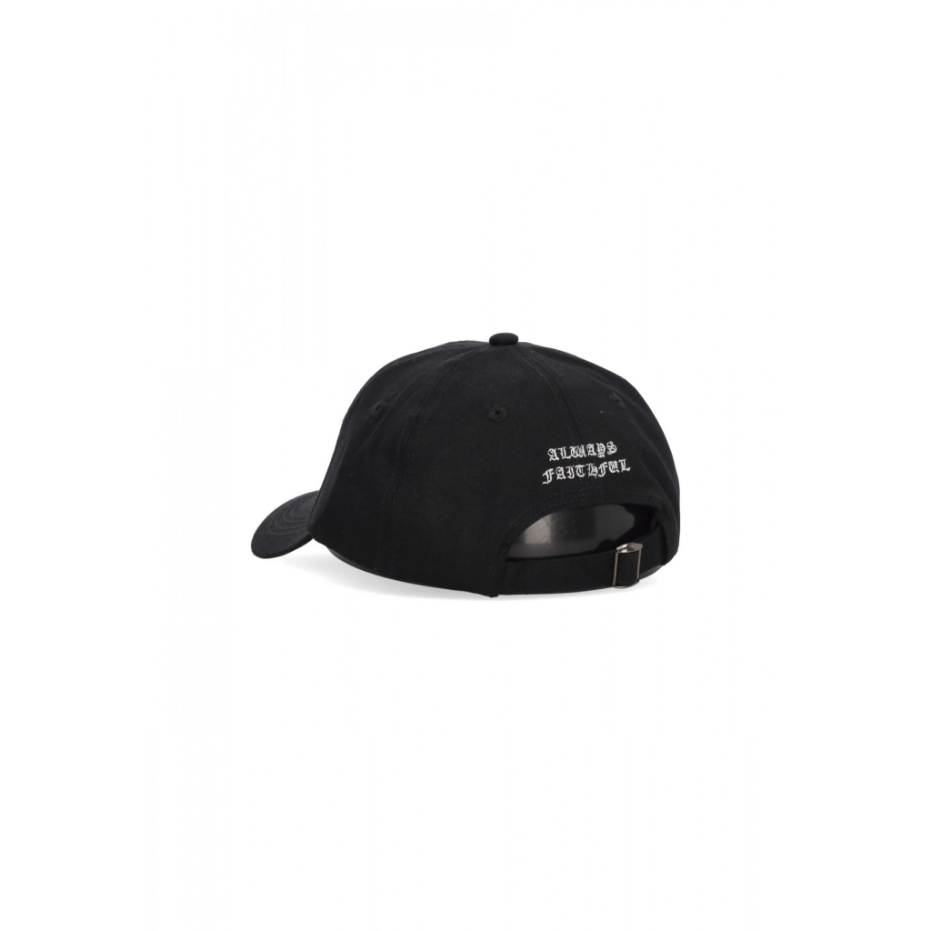 cappellino visiera curva uomo atrax 6p cap BLACK