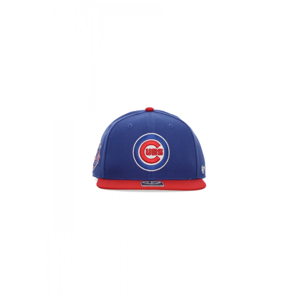 cappellino visiera piatta uomo mlb captain sure shot chicub ROYAL