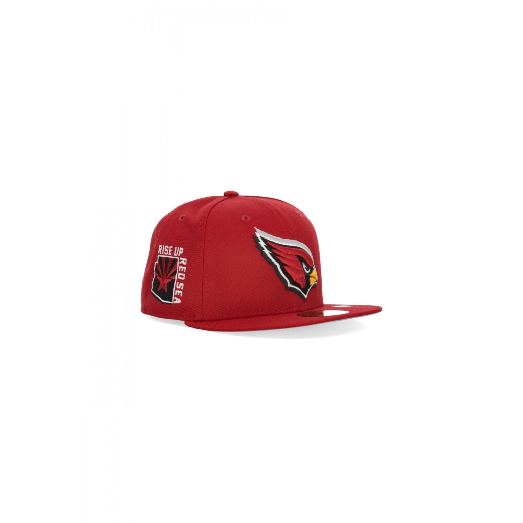 cappellino visiera piatta uomo nfl draft 2024 5950 aricar RED